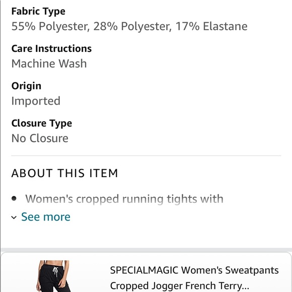 Adidas Women’s on the run 3/4 tights. NWT. - Picture 7 of 7